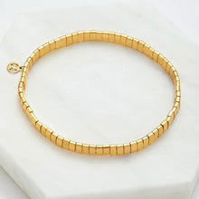 Load image into Gallery viewer, GOLD TILE BRACELET