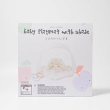 Load image into Gallery viewer, BABY PLAY MAT W/ SHADE APPLE SORBET