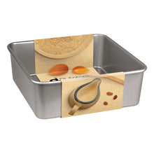 Load image into Gallery viewer, CAKE PAN SQUARE LOOSE BASE 220x220x80MM