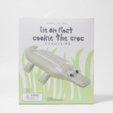 Load image into Gallery viewer, KIDS LIE-ON FLOAT COOKIE THE CROC KHAKI