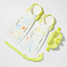Load image into Gallery viewer, SEA KIDS YELLOW-SNORKEL SET