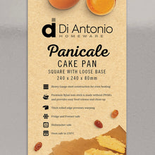 Load image into Gallery viewer, CAKE PAN SQUARE LOOSE BASE 240x240x80MM