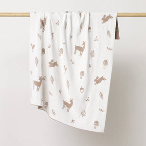WOODLANDS BLANKET - MUSHROOM