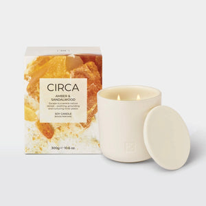 AMBER & SANDALWOOD 300g CANDLE