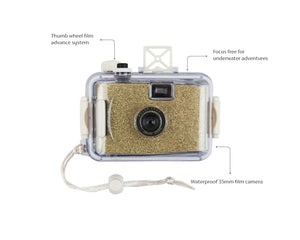 GLITTER GOLD-UNDERWATER CAMERA