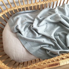Load image into Gallery viewer, BILLIE ORGANIC BLANKET - SEA
