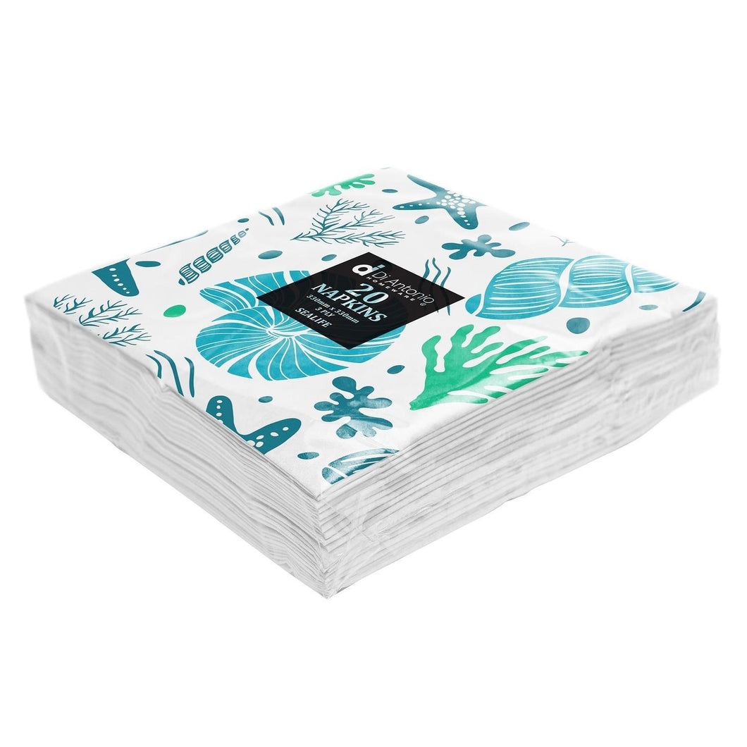 SEA LIFE NAPKINS 20PK