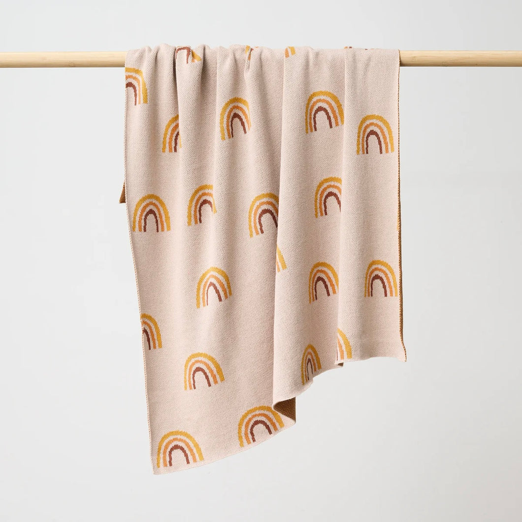 RAINBOW ORGANIC BLANKET