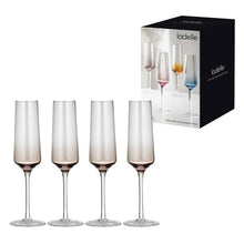 Load image into Gallery viewer, PRISM NOIR 4PK CHAMPAGNE GLASSES
