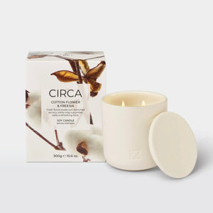 COTTON FLOWER & FREESIA 300g CANDLE