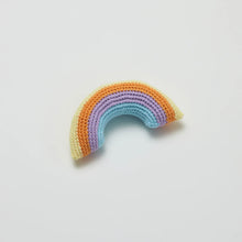Load image into Gallery viewer, CROCHET RATTLE - RAINBOW
