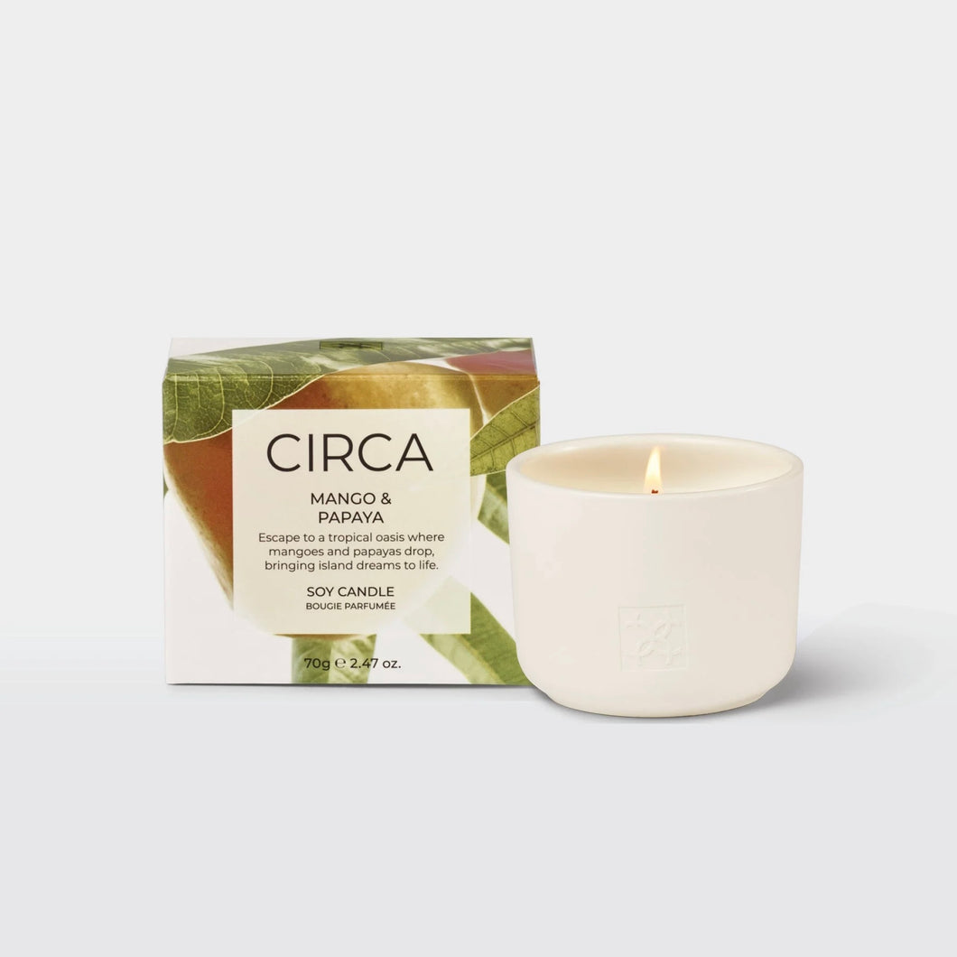 MANGO & PAPAYA 70g CANDLE