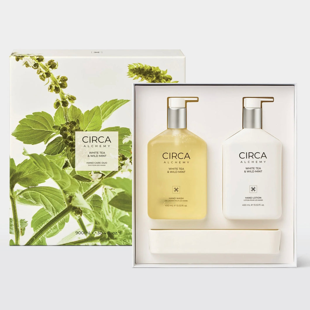 WHITE TEA & WILD MINT HANDCARE DUO