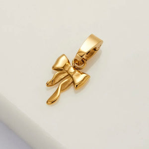 BOW CHARM - GOLD