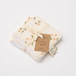 WASH CLOTH - SET OF 2 DAISY