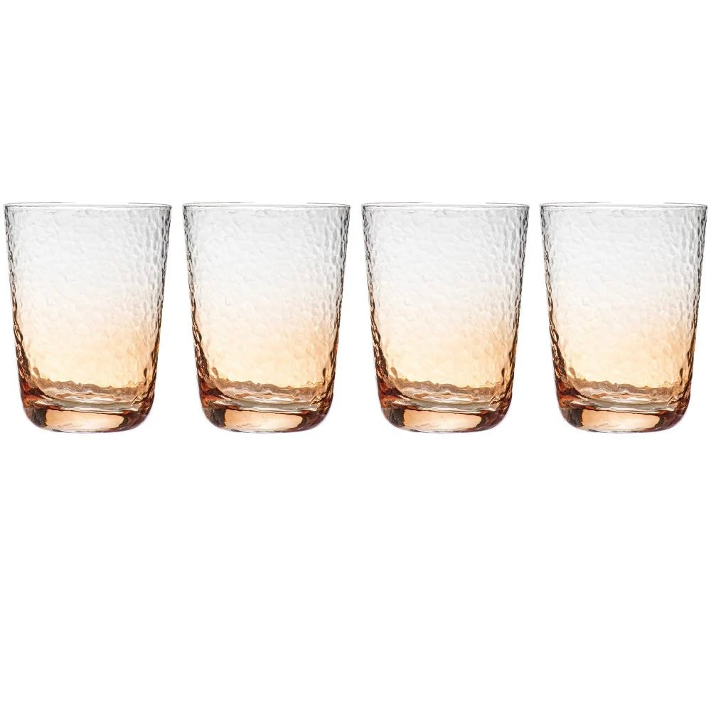 DIMPLED SUNSET TUMBLER SET