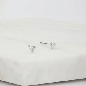 NORA STUD EARRINGS - SILVER