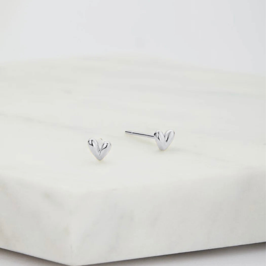 NORA STUD EARRINGS - SILVER